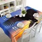 Handsome Eagle 3D Tablecloth Table cover Cloth Rectangle Wedding Party Banquet