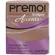 Sculpey Premo Modelling Clay Rose Gold Glitter 57g