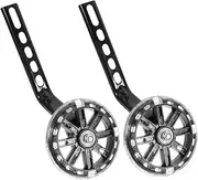 TOBBOMEY 1 Pair Training Wheel Bike Balance Wheels Bicycle Stabilizer Bike Accessories Black Aluminum Alloy