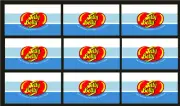 9 VENDSTAR 3000 VENDING MACHINE CANDY STICKERS LABEL Free Shipping Jelly Belly