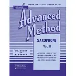 RUBANK ADVANCED METHOD SAXOPHONE