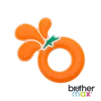 在飛比找PChome24h購物優惠-英國【Brother Max】安撫矽膠啃咬環, 柳橙汁