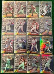 1997 Topps Baseball Interleague 16 Card Mystery Finest Regular/Refractor Lot