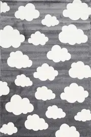 Playtime Henry Kids Charcoal Cloud Rug
