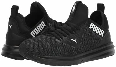PUMA Men's Enzo Beta Woven Athletic Running Shoes, (Black, Size 9) NWB