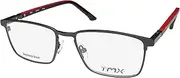 [Timex] Tmx Points Stainless Steel Prestigious USA Designer Eyeglass Frame/Glasses