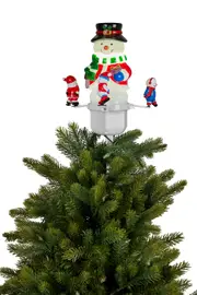 Snowman Tree Topper Animated 27cm