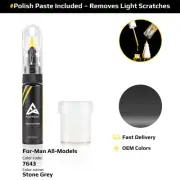 Touch Up Paint For Man All Models 7643 Stone Grey With Polish Paste