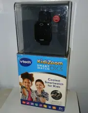 NEW Vtech KidiZoom Smartwatch DX3 For Kids with USB Touch Screen Camera Black