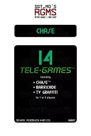 Atari 2600/Sears Tele-Games Replacement Label - Chase