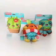 3 Fisher Price Giggle SquadPlush Paradise Pals Baby Toy CACTUS ORANGE OCTOPUS