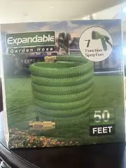 50-FT Ultra-Flexible Expandable High Pressure Garden Hose Sprayer 7-Modes