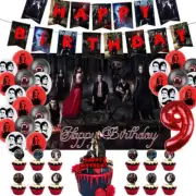 The Vampireing Diaries Theme Background Happy Birthday Party Decoration Accessor