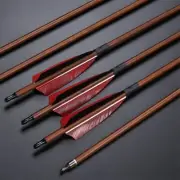 30in Carbon Arrow SP500 4"Turkey Feather for Compound/Recurve Bow Hunting Target