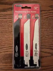 Warrior 12 Piece Reciprocating Saw Blades