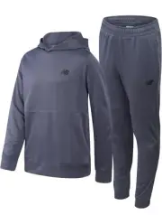 New Balance Boys Performance Tech Fleece Set, Size 5/6, Grey, New With Tags