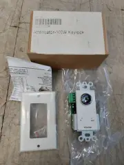Lowell KL100DW Volume Key Switch Control Attenuator Keylock 100W White 70V