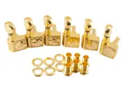 Kluson 2 pin Gold Tuners 19:1 Ratio Fits Fender Strat & Tele 10mm holes no mod