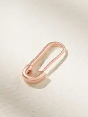 [Anita Ko] Anita Ko - Safety Pin 18-karat Rose Gold Single Earring - R R Gold