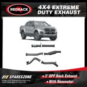 Redback 3" DPF Back Exhaust With Resonator for Ford Ranger PX PX3 Bi-Turbo 2.0L (for: Ford)