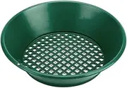 Byttlerom 14Inch Washing Gold Panning Machine Screen Mining Screen Sieve Gold Pan Green Plastic Gold Screen