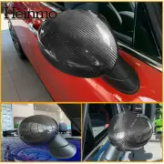 For Cooper R55 R56 R57 R58 R60 Carbon Fiber Car Side Mirror Cover Cap Power Fold (for: Mini)