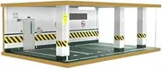 Alloy Car Model Toy Display Stand 1:24 Three-Parking Garage Scene Wooden Garage Model Parking lot Model Scene Car Garage Protection Collectibles(725301)