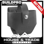 BuildPro Tape Measure Pouch 8/10m Leather Heavy Duty Stitching Frog LBFTL