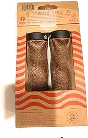Planet Bike Happy Hands Dura Cork Handlebar Grips and End Plugs for Locking to Bikes, for MTB, ATB, BMX, Electric, Mountain and Flat Bar Road Bicycles