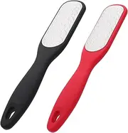 Ipetboom 2Pcs Foot Scraper Callus Remover Ergonomic Design for Easy Use for Home and Professional Pedicure Includes Foot File