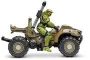 HALO 4" World of HALO Figure Vehicle Mongoose with Master Chief