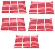 Mikinona Nail Sticker Display Strip Crystal Tape for Press Nails 5 Sheets Non-marking Double-sided Tape