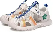[TARANIS] Girls Boys Summer Beach Sandals Water Shoes Kids Closed Toe Sport Sandals Athletic Outdoor Breathable