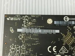 電腦雜貨店→微星Radeon RX 460 4GT LP 顯示卡 二手良品