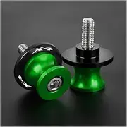Motorcycle Swingarm Sliders for HO&ND&A X4 2020 2022 All Years M8 Paddock Motorcycle Accessories CNC Aluminum Swingarm Spools Slider Rear Stand Screws(Green)