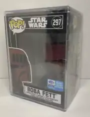 Funko Pop! Star Wars #297 Boba Fett Red WonderCon Excl. NEW Sealed Hard Stack