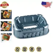 Heavy-Duty Cast Aluminum Cake Pan - 9-Cup Capacity, Hand Wash Recommended