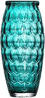Vases for Decor American Creative Wave Point Vase Glass Vases Dried Flowers Flower Arrangement Vases Home Table Living Room Decoration Vase Table Centerpieces (Size : 27.5cm)