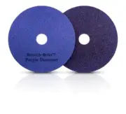 3M Scotch-Brite Purple Diamond Round Floor Pads, 20" Diameter (505mm)