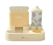 Automatic Feeder Dog Cat Food Bowl With Water Fountain Large Capacity Pet Food S