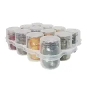 "Safe Crate for Quart Jars, Durable Storage and Transport Solution NEW