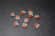 10 PK ATL 7.5 AMP FUSES FUSE BLADE DUAL CIRCUIT EATON BUSSMAN MICRO 3 LEG ATL7.5