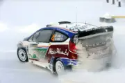 Jari Matti Latvala (FIN) Ford Fiesra WRC RS on stage 3 2011 WRC Old Photo 1