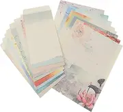 ROMISBABA 10sets Chinese Style Writing Paper with Envelopes Mixed Designs for Letters Notes Invitations Smooth for Easy Writing for Holidays Special Occasions