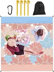 Beach Mat | Picnic Blanket Waterproof Outdoor Rug,Sandproof Beach Rug for Travel Grass Yoga Festival Sports Park Backyard Camping