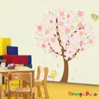 在飛比找蝦皮商城優惠-【橘果設計】粉紅樹 壁貼 牆貼 壁紙 DIY組合裝飾佈置
