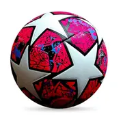 Soccer Ball Official Standard Size 5 Football PU Material Training Sports League Soccer Ball As Shown