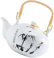 Ciieeo Ceramic Teapot for Home and Office Elegant Chinese Style Water Kettle with Infuser Household Teapot for Tea Brewing Present for Tea Lovers