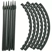 18 Pieces Plant Support Flower Support Stake Half Round Plant Support 4816