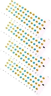 MUELODSIC 4 Sheets Ukulele Fingerboard Stickers Scale Markers for Easy Practice Removable Fretboard Labels for Beginners Lightweight and Durable Design for Ukulele Learning